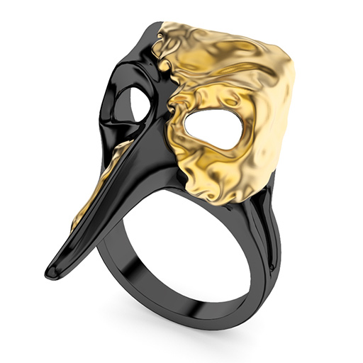 carnival mask ring clayoo2 sample